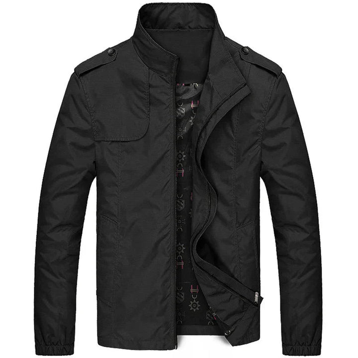 Men's Lightweight Wind-Resistant Jacket – City Layering Shell – Black
