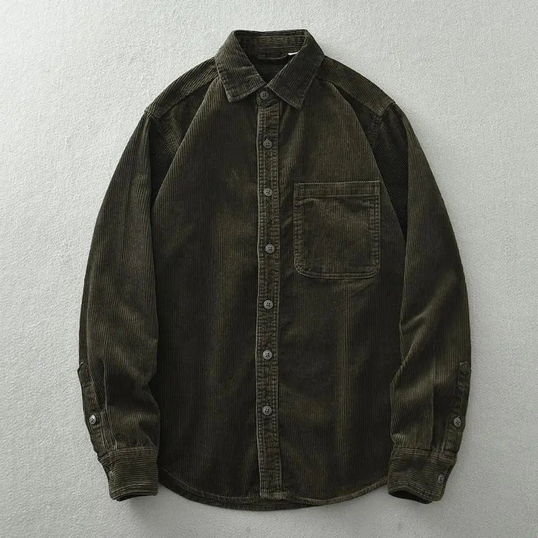 Men's Fine-Wale Corduroy Shirt – Relaxed Autumn Essential