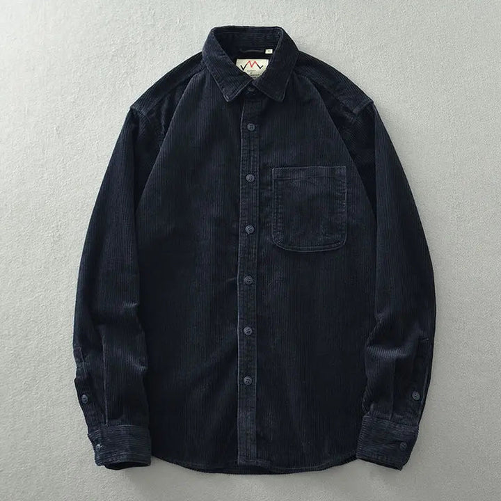 Men's Fine-Wale Corduroy Shirt – Relaxed Autumn Essential