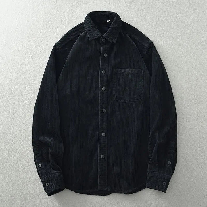 Men's Fine-Wale Corduroy Shirt – Relaxed Autumn Essential