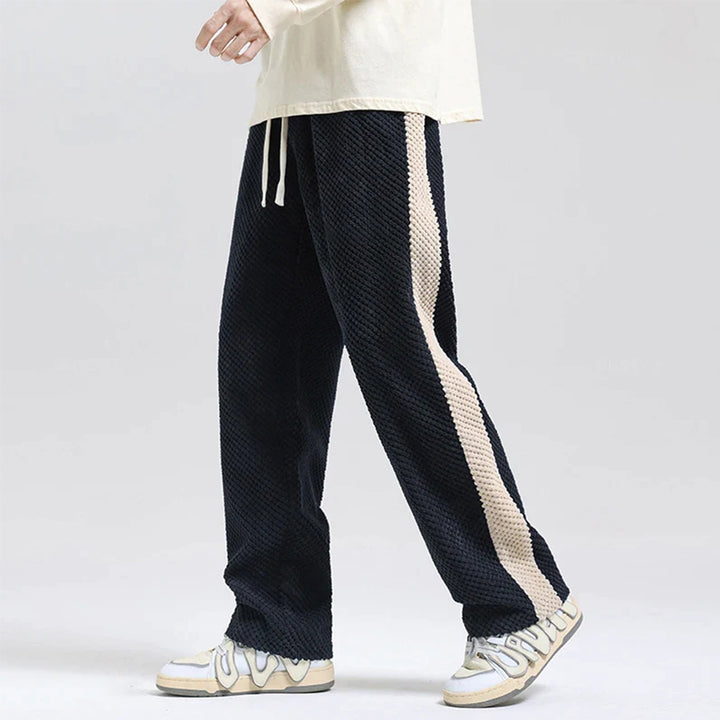 Men's Waffle Corduroy Joggers – Textured Casual Comfort – view 4