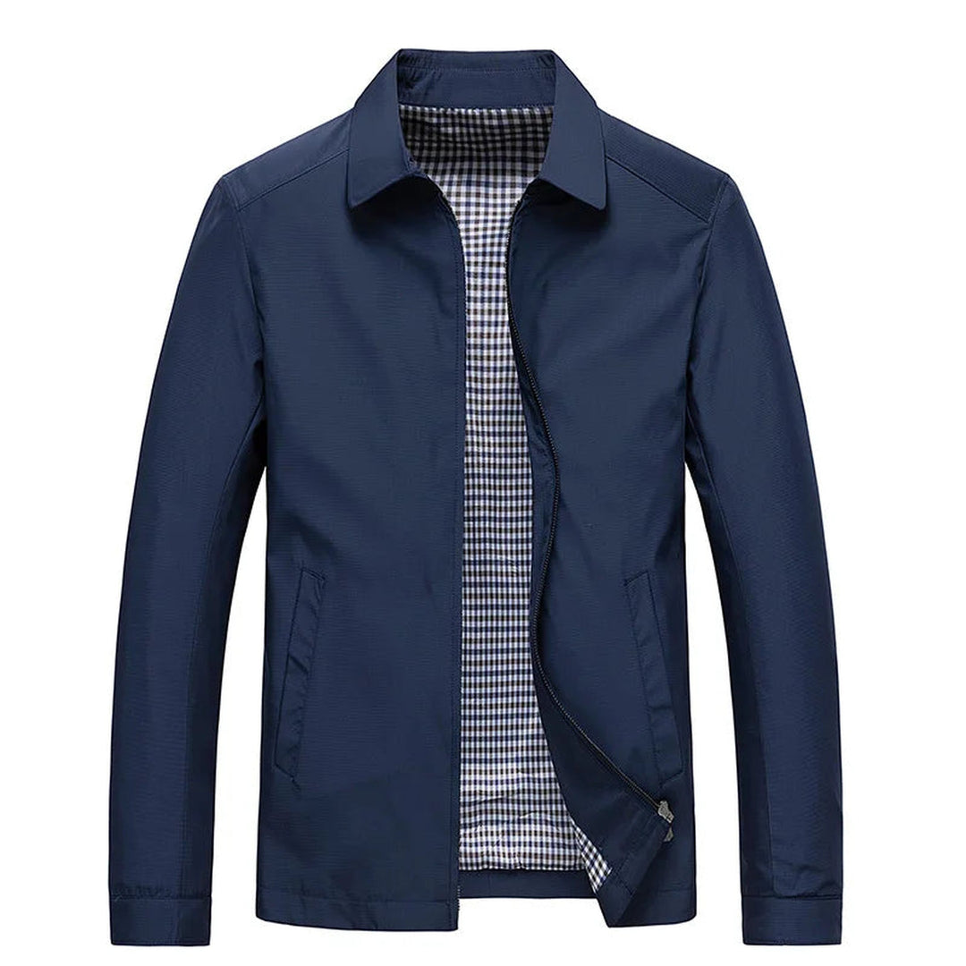 Men's Lightweight Flight Jacket – Massimo Stand Collar Bomber – view 5