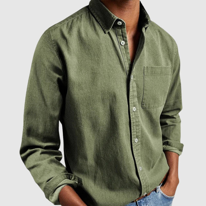 Men's Essential Cotton Shirt – Classic Collar Everyday Wear – view 6