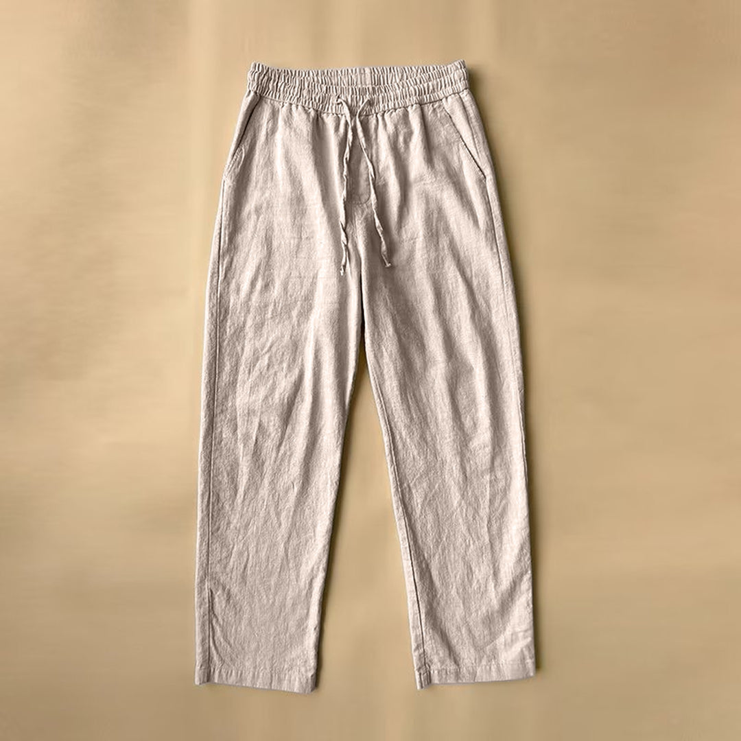 Men's Linen-Cotton Trousers – Breathable Summer Tailoring – view 3