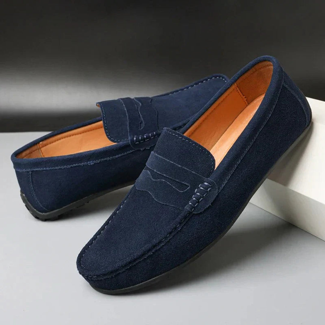 Men's Suede Loafers – Comfortable Slip-On Smart Casual Shoes – view 4