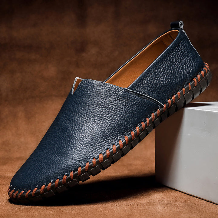 Men's Leather Loafers – Classic Slip-On Smart Casual Shoes – view 2