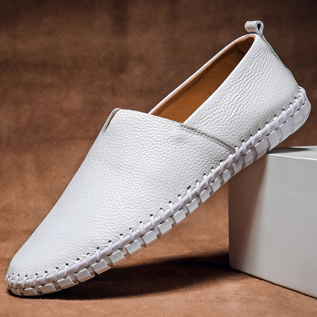 Men's Leather Loafers – Classic Slip-On Smart Casual Shoes – view 4