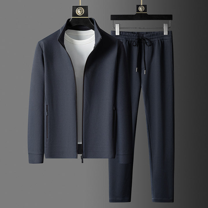 Men's Premium Zip-Up Tracksuit Set – Tailored Fit Loungewear – view 2