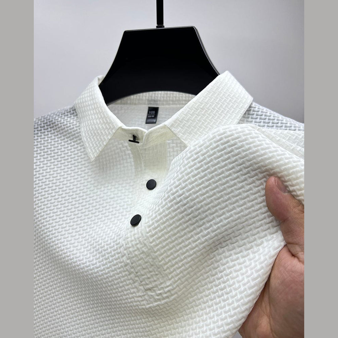 Men's Massimo Prestige Polo Shirt – Tailored Fit Smart Casual – view 3