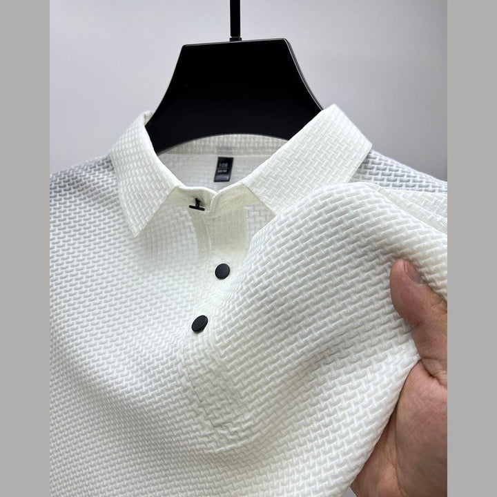 Men's Massimo Prestige Polo Shirt – Tailored Fit Smart Casual – view 3