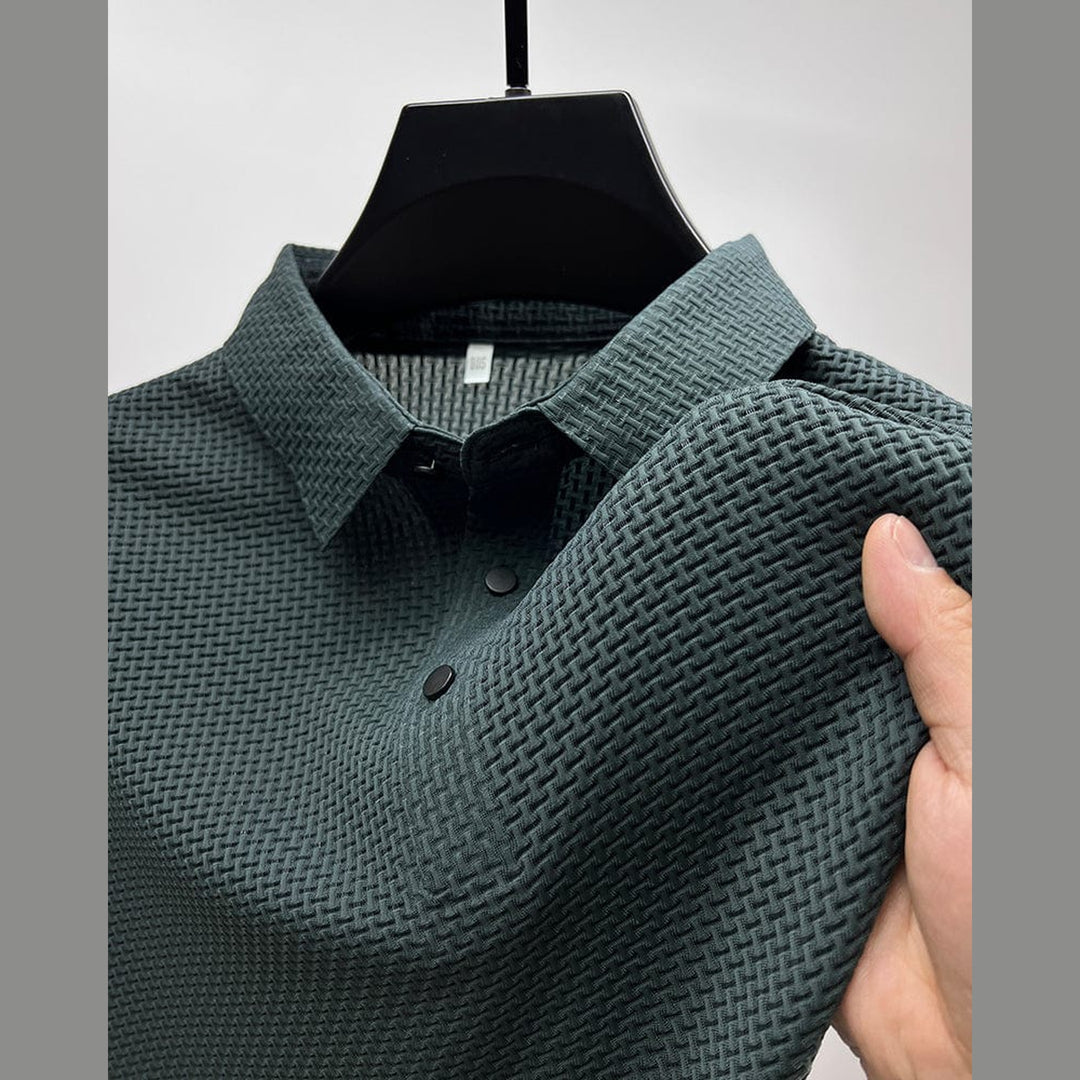 Men's Massimo Prestige Polo Shirt – Tailored Fit Smart Casual – view 4