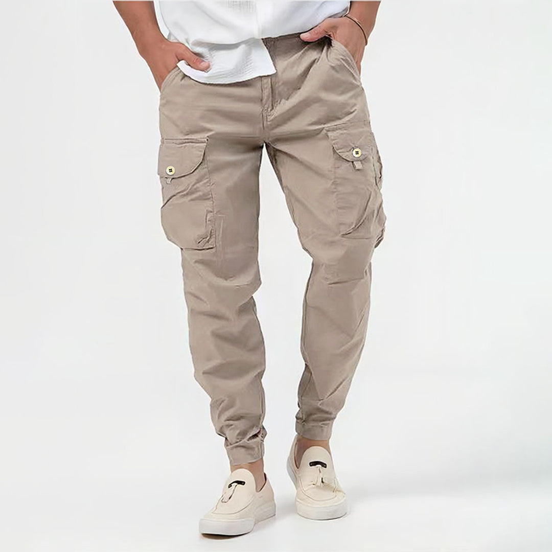 Men's Stretch Cargo Joggers – Tapered 4-Way Flex Trousers – view 3