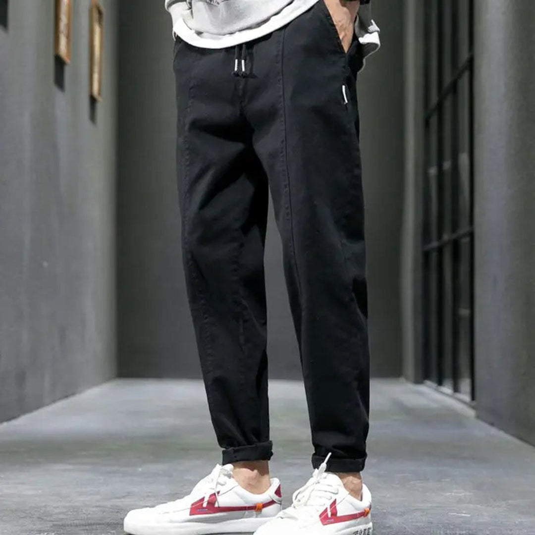 Men's Cotton Blend Tapered Joggers – Everyday Comfort Fit – view 7