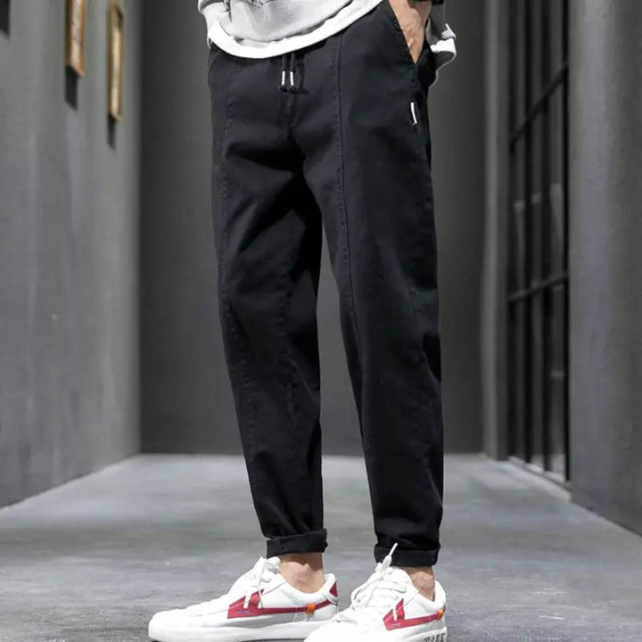 Men's Cotton Blend Tapered Joggers – Everyday Comfort Fit – view 7
