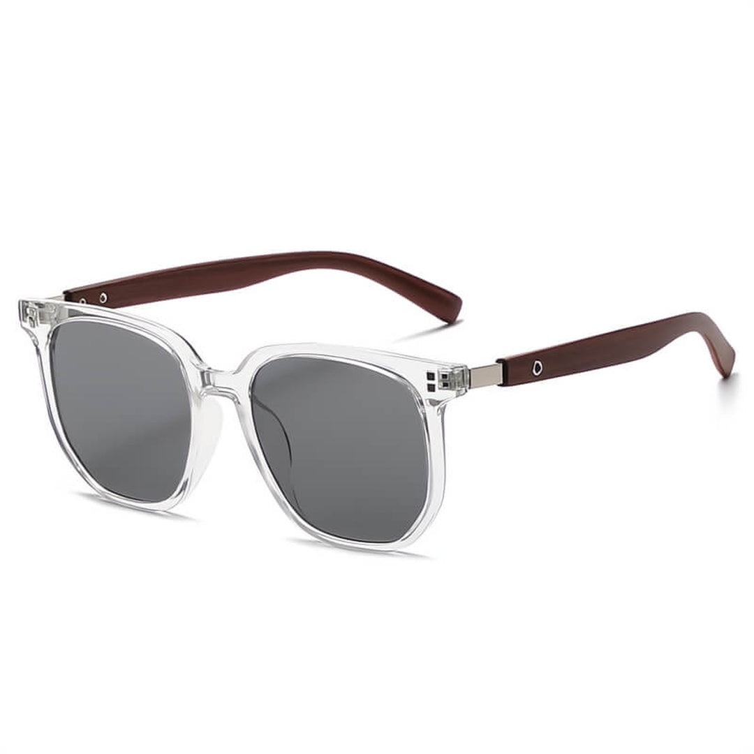 Men's Polarised Wood Sunglasses – Barcelona Statement Frames – view 7