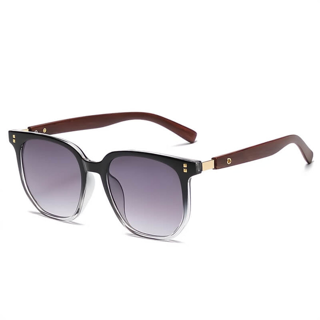 Men's Polarised Wood Sunglasses – Barcelona Statement Frames – view 8