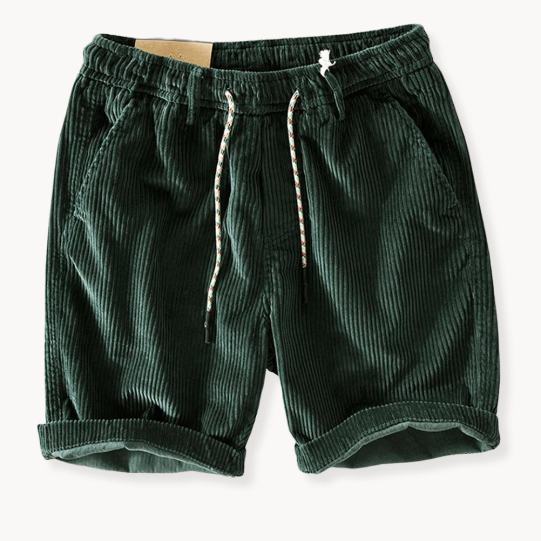 Men's Corduroy Shorts – Soft-Wash Drawstring Summer Shorts – view 2