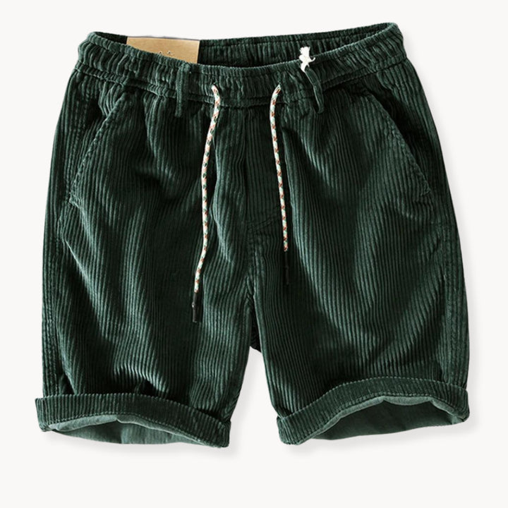 Men's Corduroy Shorts – Soft-Wash Drawstring Summer Shorts – view 2