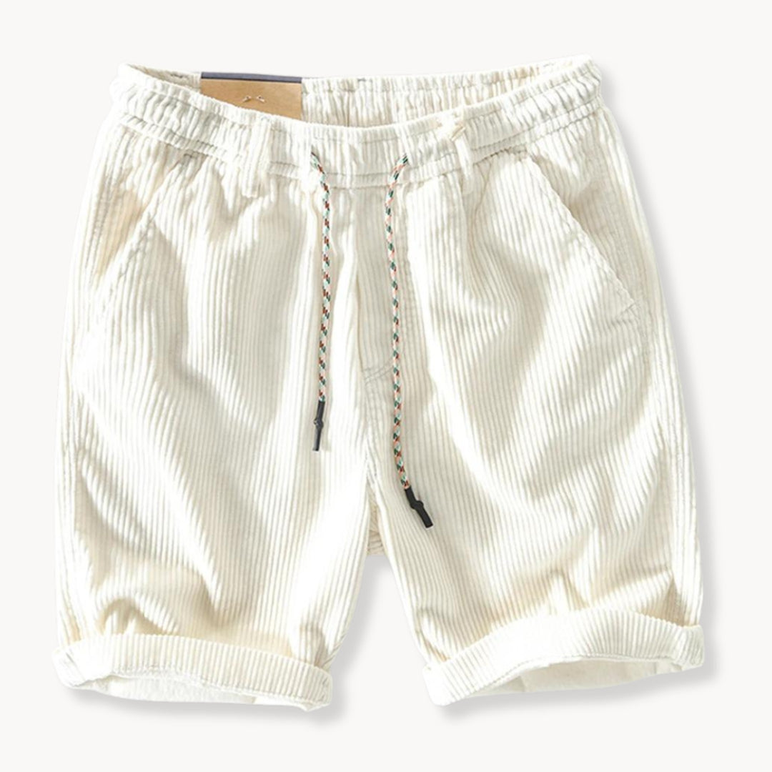 Men's Corduroy Shorts – Soft-Wash Drawstring Summer Shorts – view 3