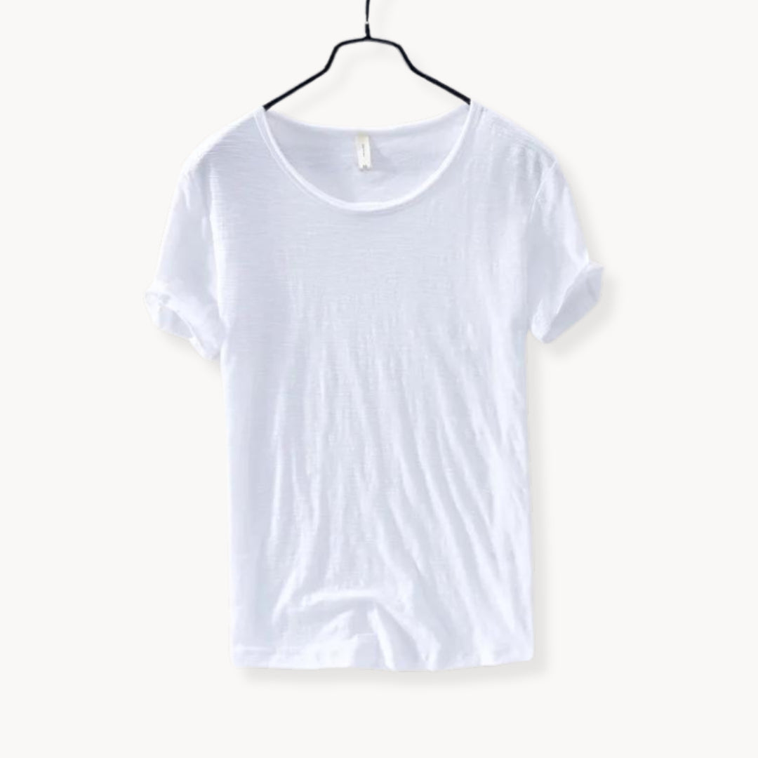 Men's 100% Cotton Shirt – Breathable Smart Casual Essential – Blue