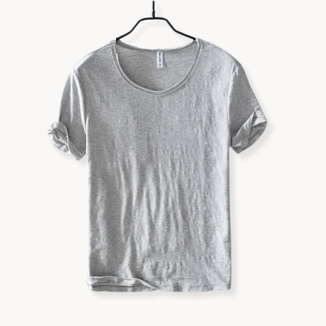 Men's 100% Cotton Shirt – Breathable Smart Casual Essential – White