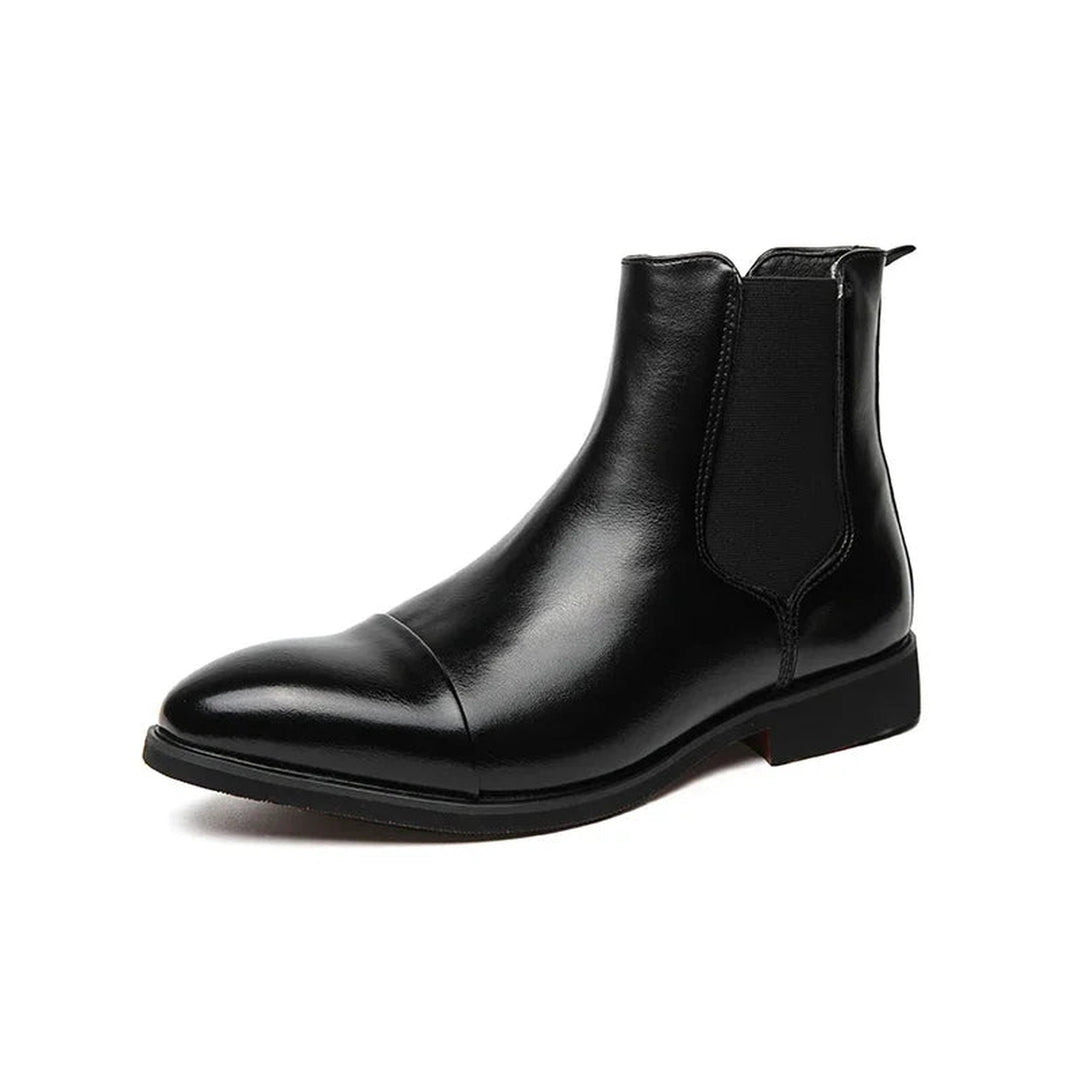 Men's Vegan Leather Slip-On Boots – Air-Cooled Comfort Sole – view 3