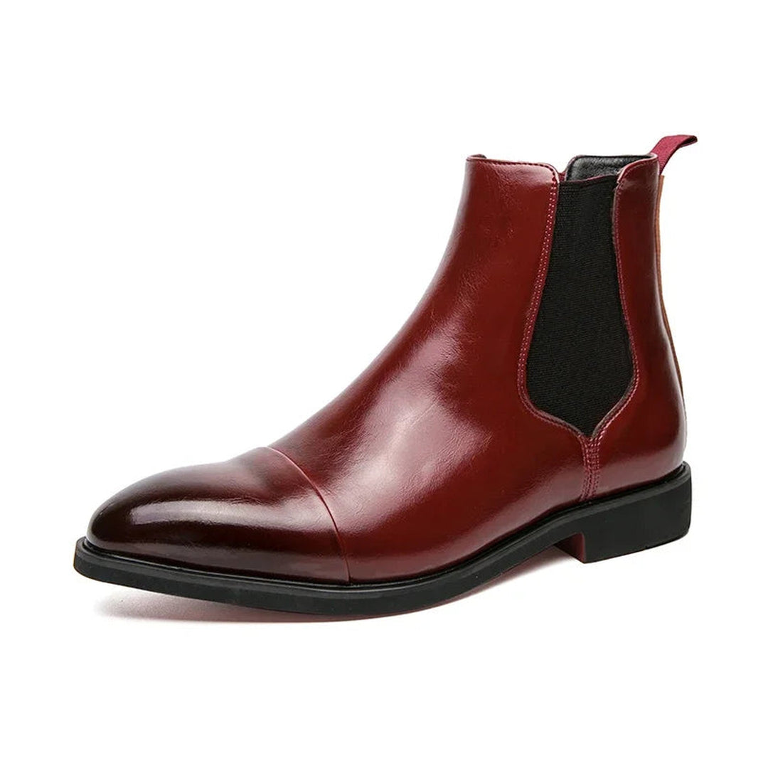 Men's Vegan Leather Slip-On Boots – Air-Cooled Comfort Sole – view 6