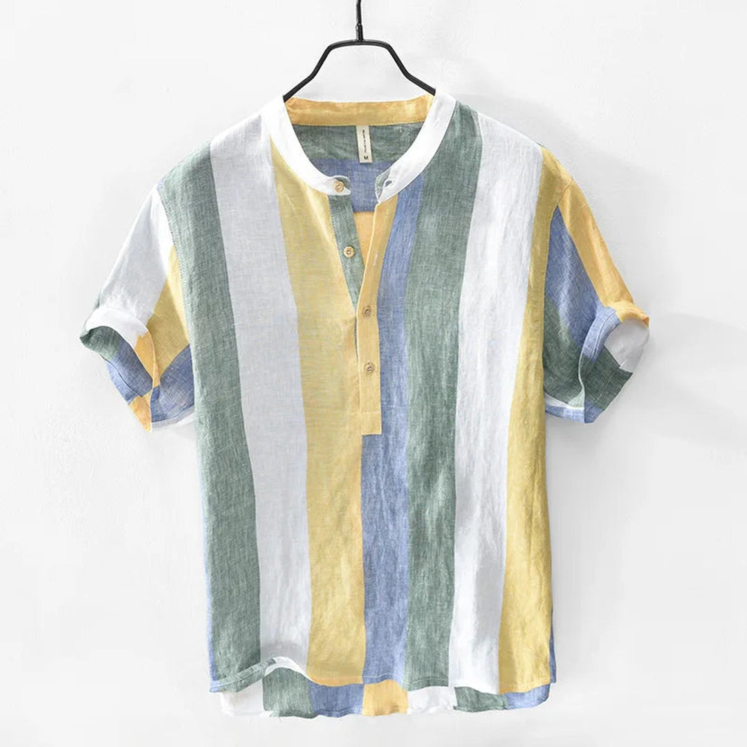 Men's 100% Linen Shirt – Relaxed Fit Summer Holiday Essential – view 2