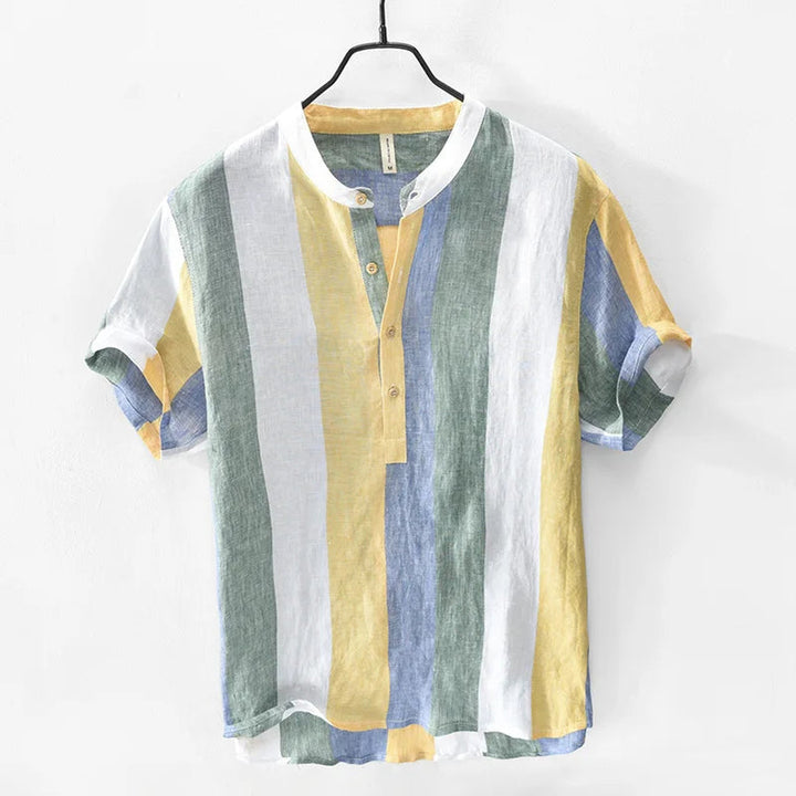 Men's 100% Linen Shirt – Relaxed Fit Summer Holiday Essential – view 2