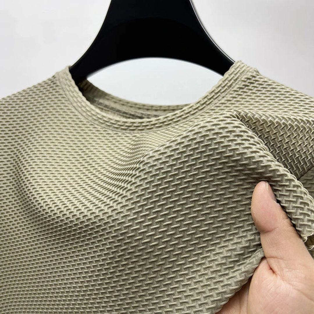 Men's Ice Silk Shirt – Lightweight Cooling Summer Casual Shirt – view 2