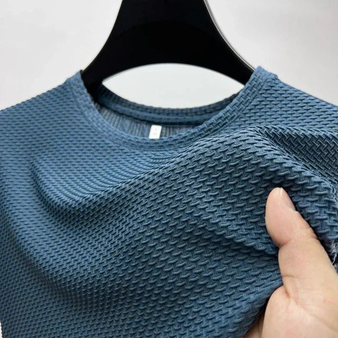 Men's Ice Silk Shirt – Lightweight Cooling Summer Casual Shirt – view 3