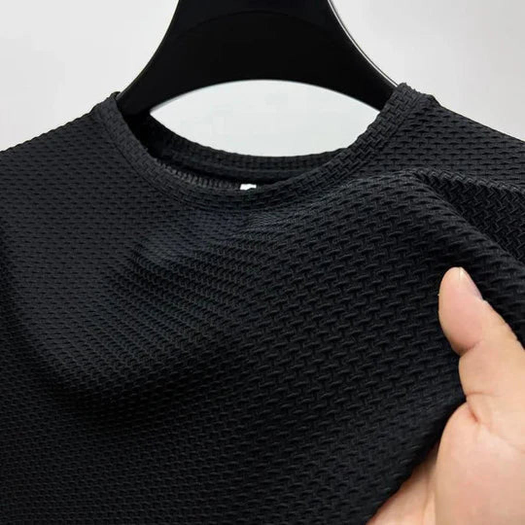 Men's Ice Silk Shirt – Lightweight Cooling Summer Casual Shirt – view 4