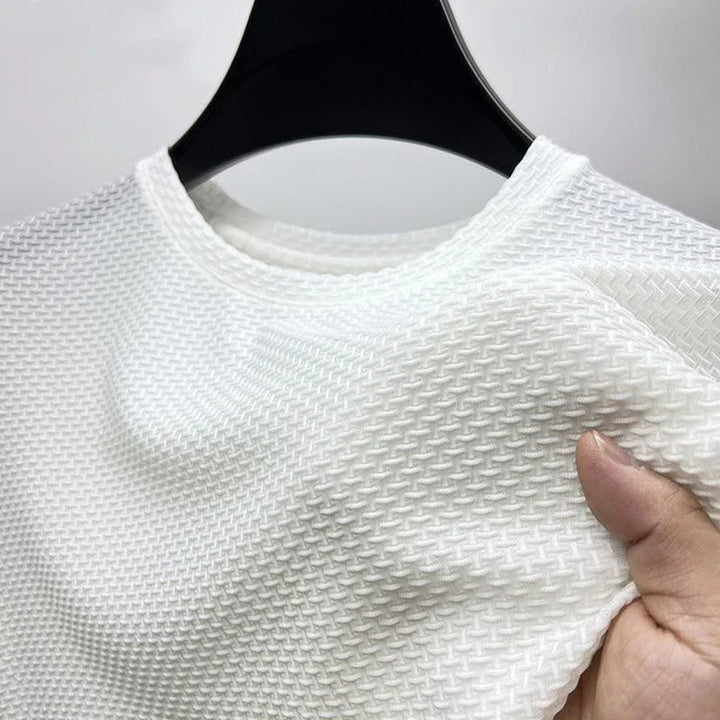 Men's Ice Silk Shirt – Lightweight Cooling Summer Casual Shirt – view 5
