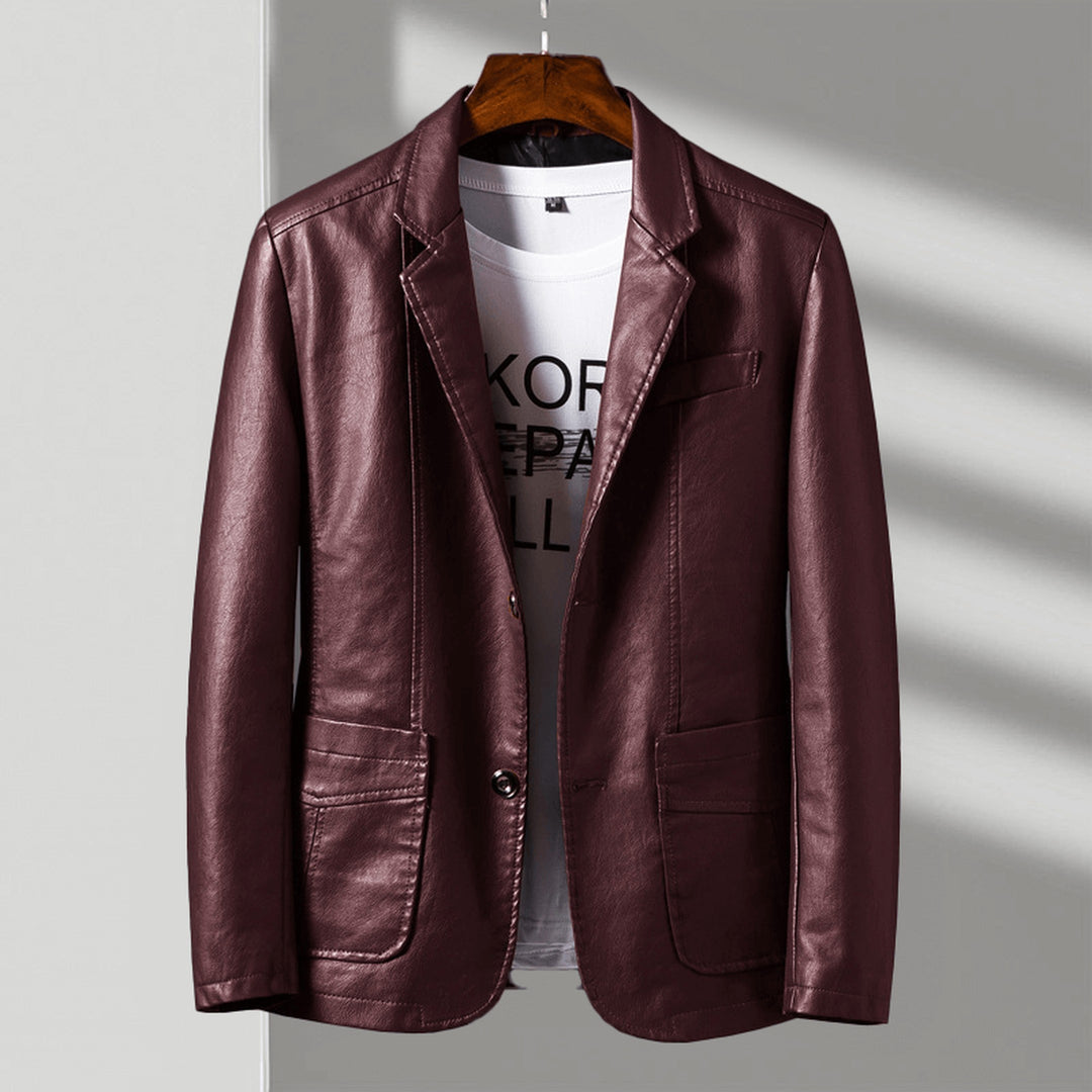 Men's Italian Leather Jacket – Tailored Smart-Casual Layer – view 2