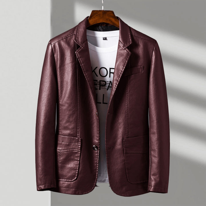 Men's Italian Leather Jacket – Tailored Smart-Casual Layer – view 2