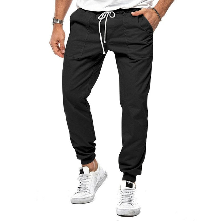 Men's Linen Blend Joggers – Breathable Relaxed-Fit Trousers – view 8