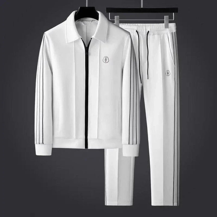 Men's Stripe Co-ord Set – Lightweight Sporty Two-Piece Outfit – view 4