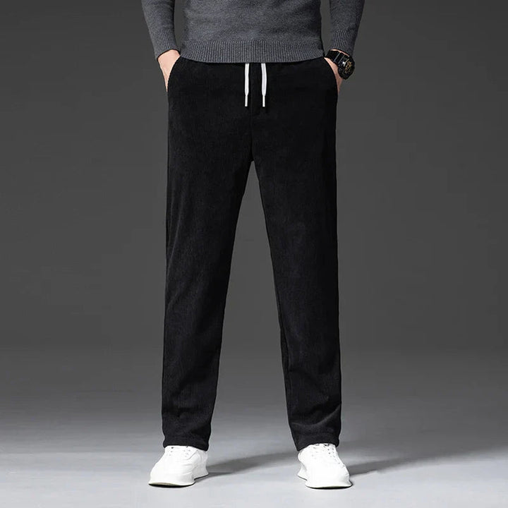 Men's Corduroy Trousers – Stretch Waist Smart Casual Cords – view 5