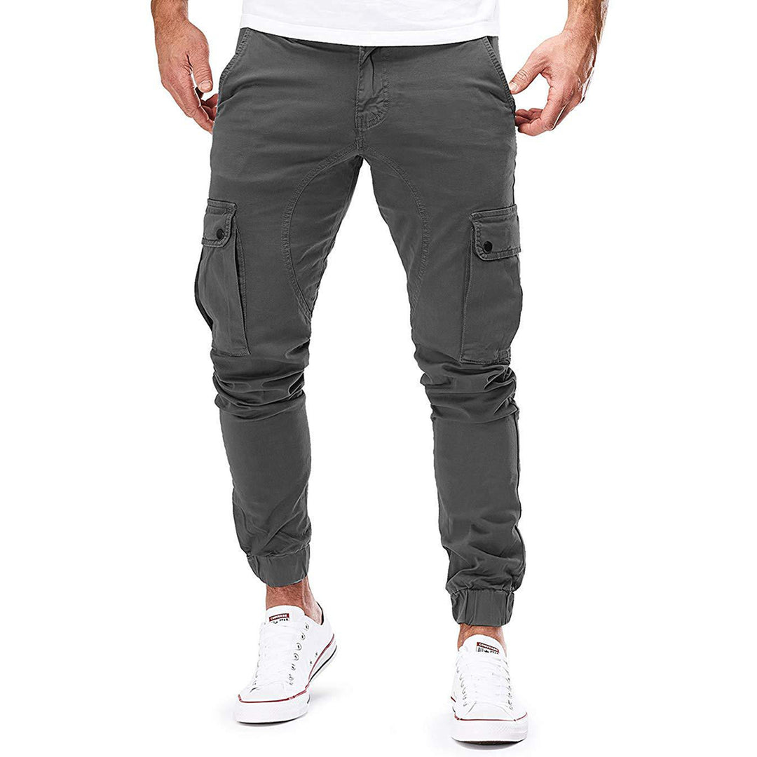 Men's Cargo Joggers – Stretch Cotton Blend Casual Trousers – view 6