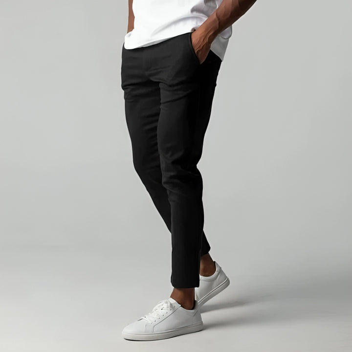 Men's Slim Fit Stretch Chinos – Smart Casual Tapered Trousers – view 4