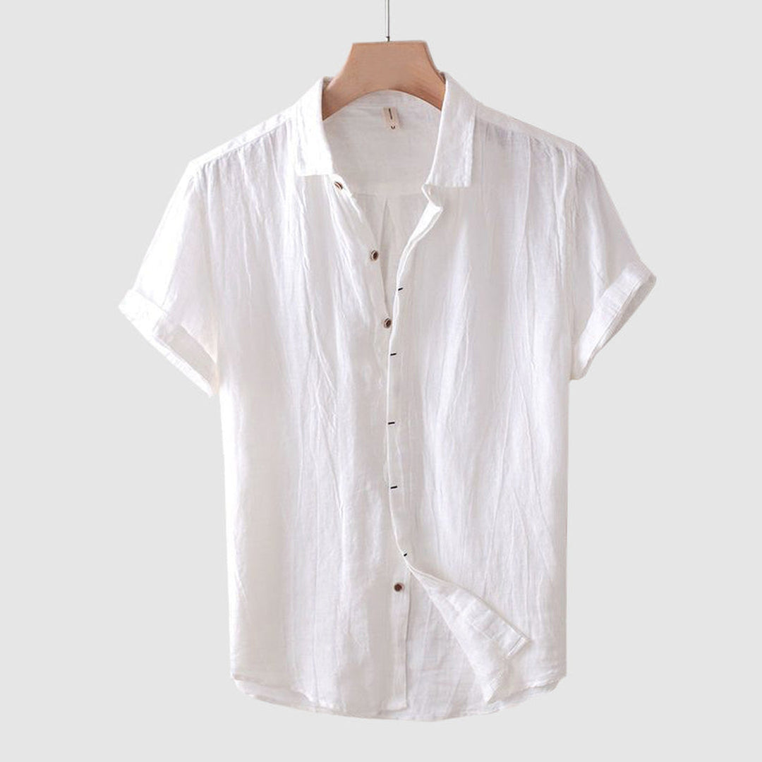 Men's Linen Short Sleeve Shirt – Breathable Summer Comfort – view 2