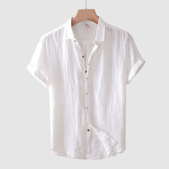 Men's Linen Short Sleeve Shirt – Breathable Summer Comfort – view 2