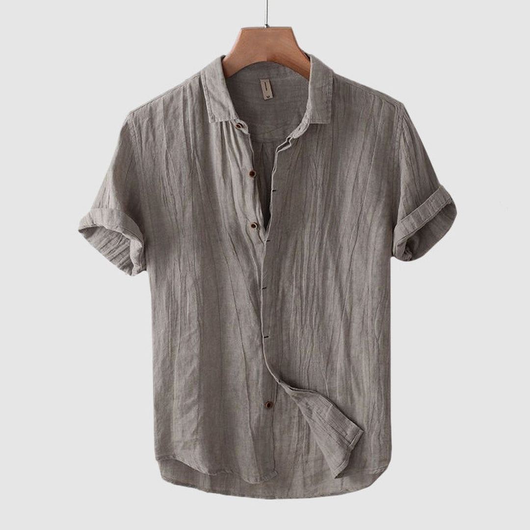 Men's Linen Short Sleeve Shirt – Breathable Summer Comfort – view 3
