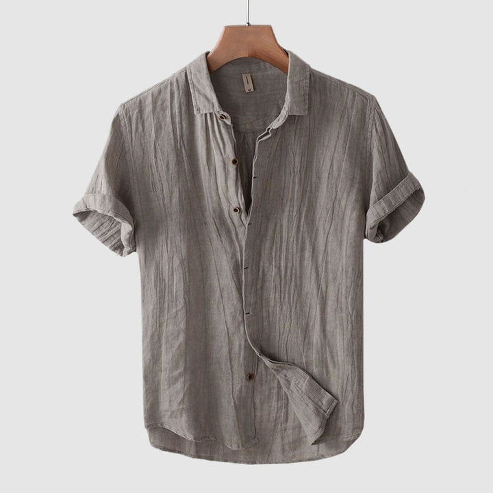Men's Linen Short Sleeve Shirt – Breathable Summer Comfort – view 3