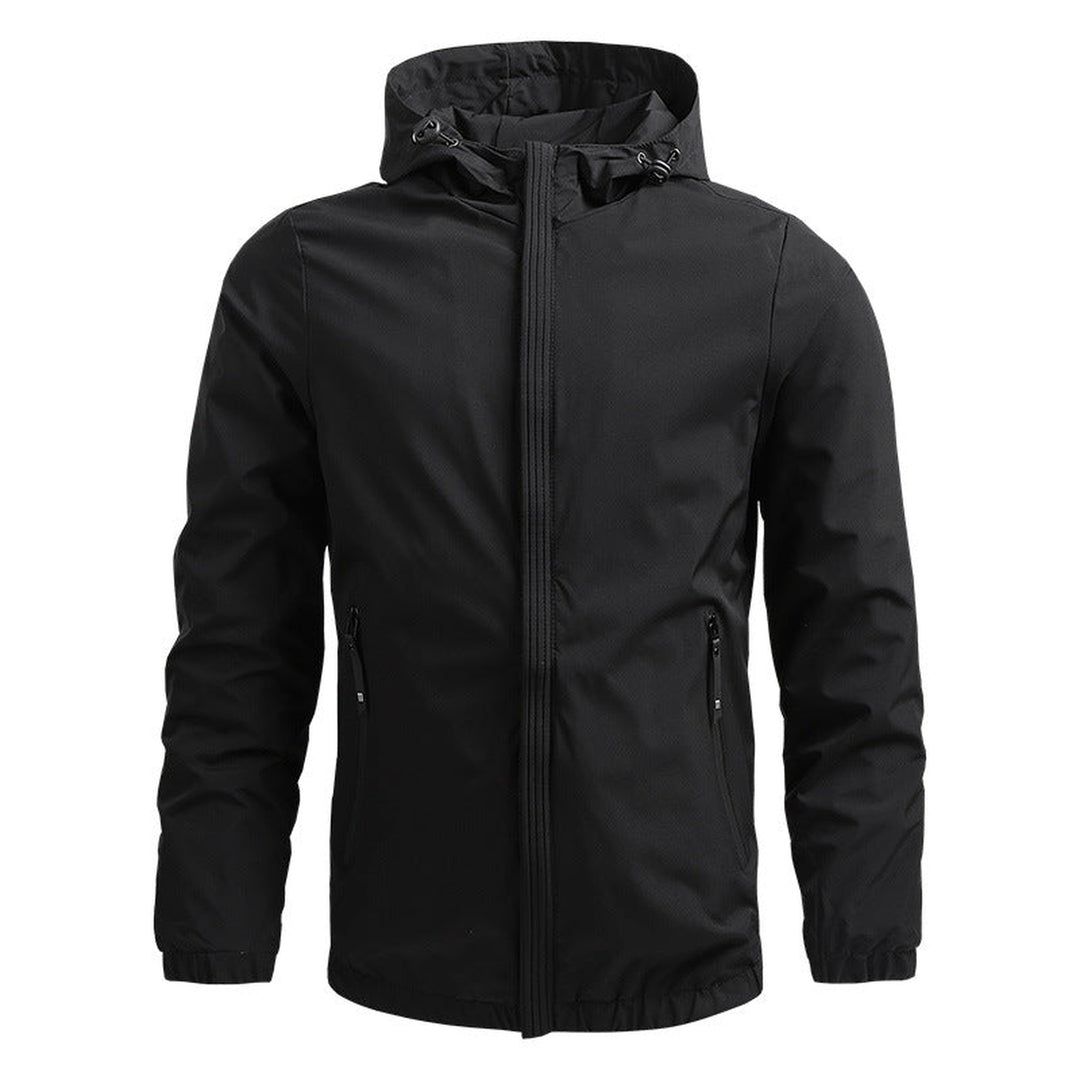 Men's Windproof Waterproof Shell Jacket – Lightweight Rain Layer – view 3