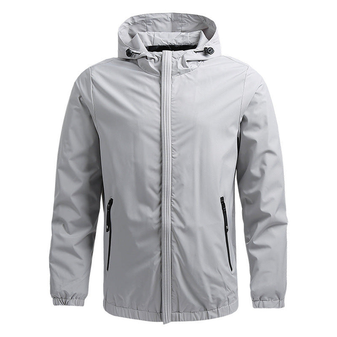 Men's Windproof Waterproof Shell Jacket – Lightweight Rain Layer – view 4