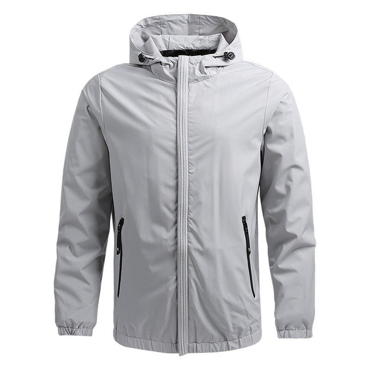 Men's Windproof Waterproof Shell Jacket – Lightweight Rain Layer – view 4