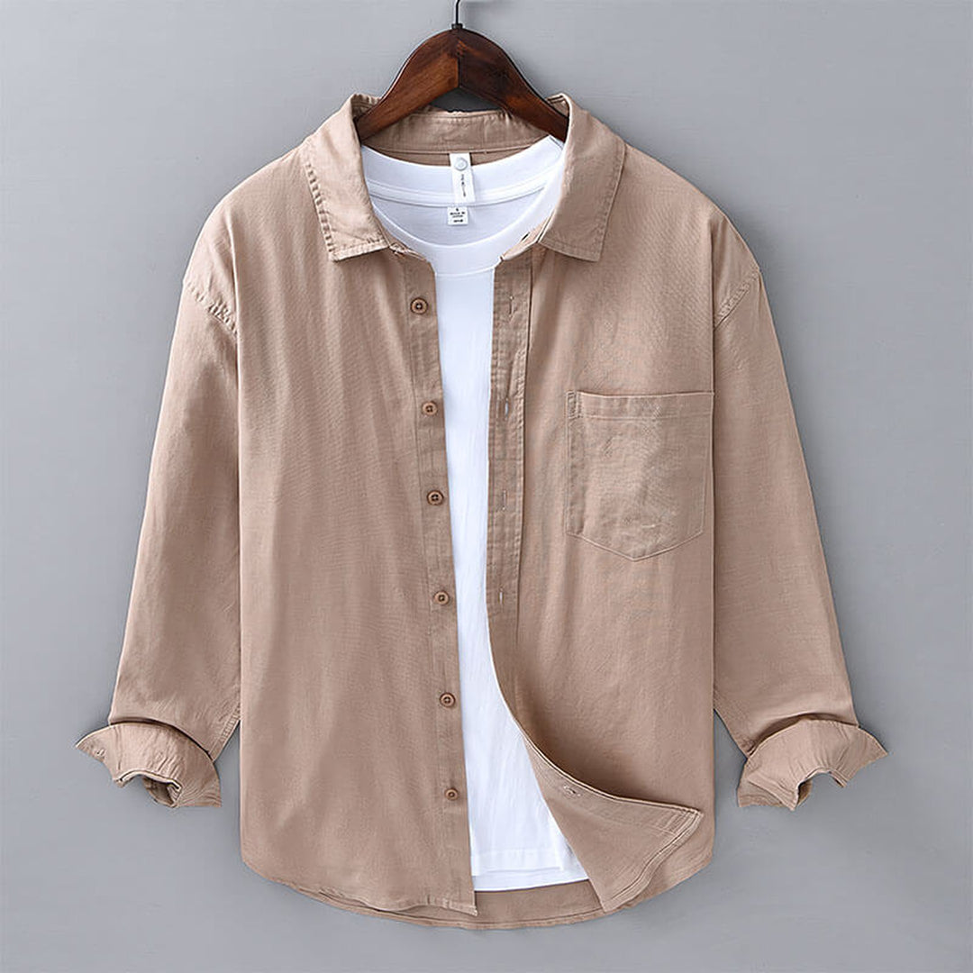 Men's Breathable Coastal Shirt – Tailored Fit Smart-Casual Summer – view 2