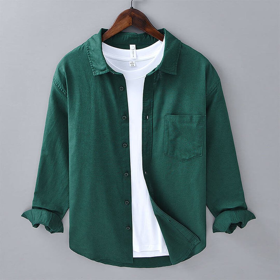 Men's Breathable Coastal Shirt – Tailored Fit Smart-Casual Summer – view 3