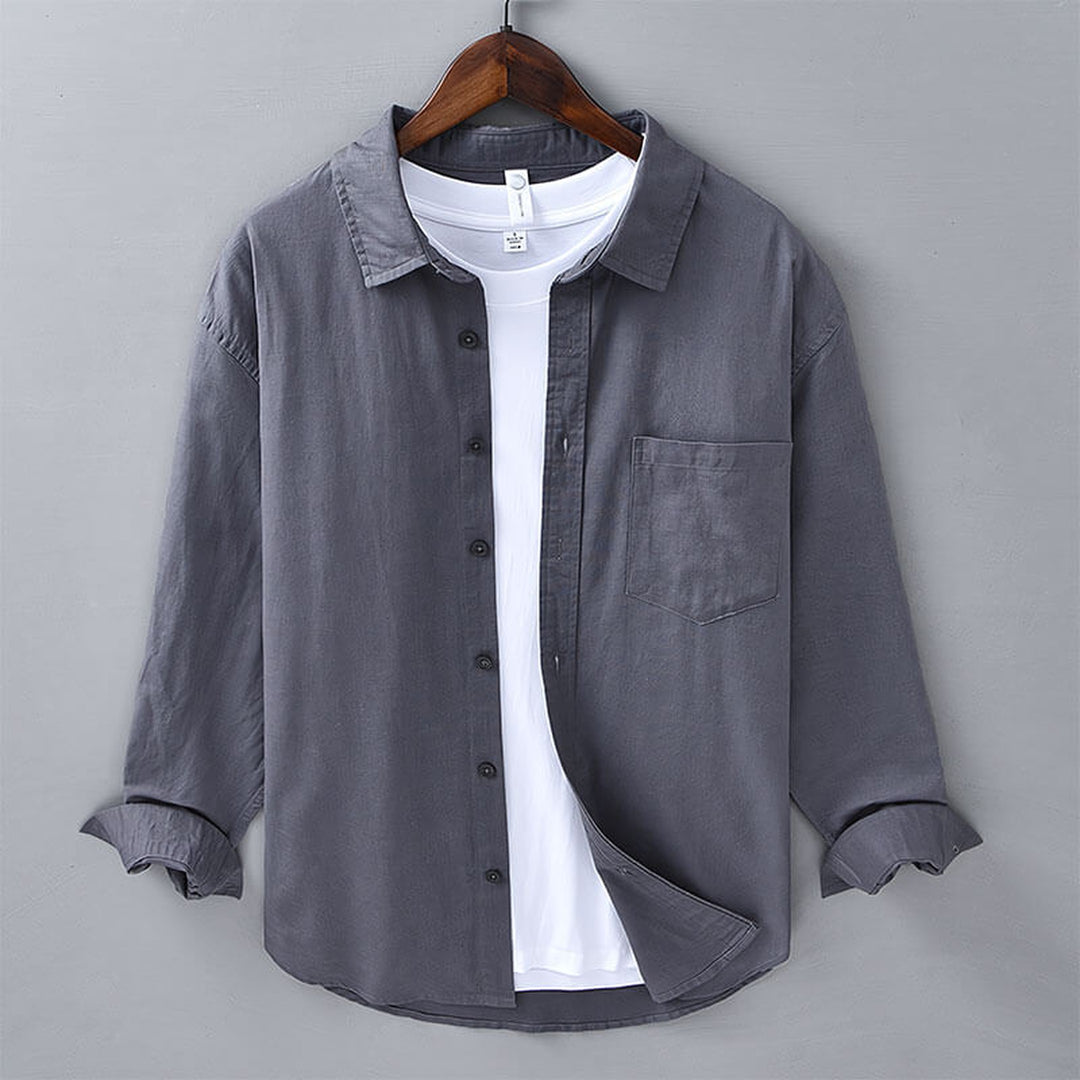 Men's Breathable Coastal Shirt – Tailored Fit Smart-Casual Summer – view 4